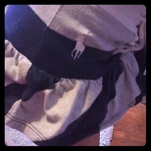 Skirt (gray and navy blue)